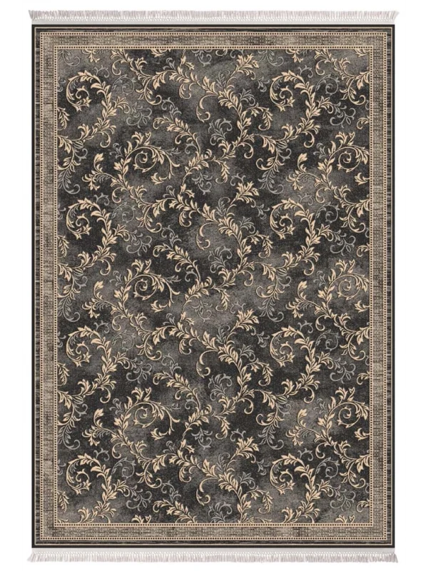 Destan Halı Monaco 13350 Klasik Desenli Uzun Ömürlü Bambu Makine Halısı