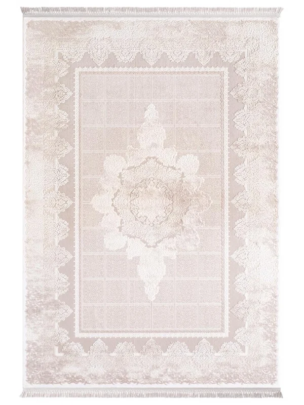 Destan Halı Monaco 13356 Klasik Desenli Uzun Ömürlü Bambu Makine Halısı