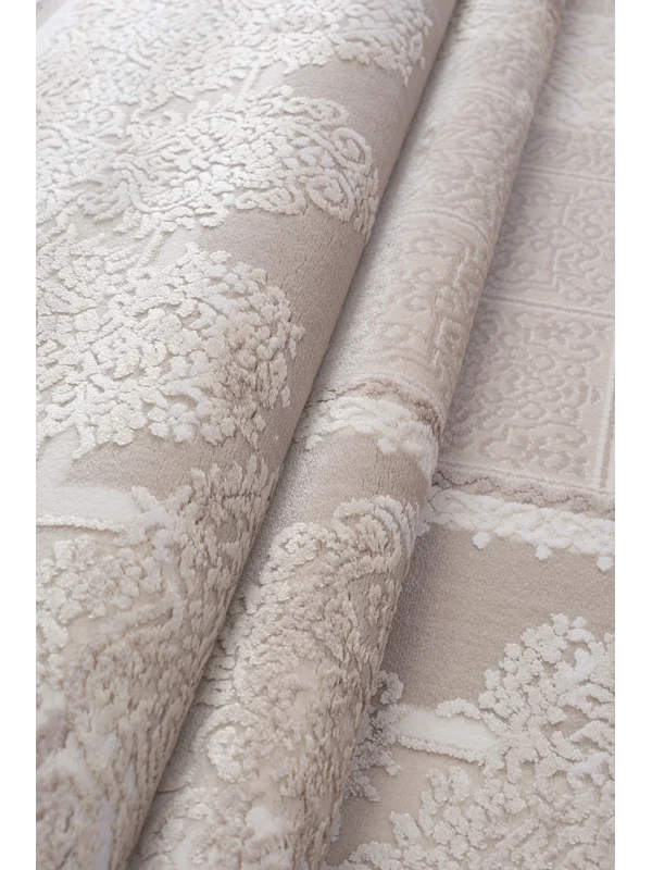 Destan Halı Monaco 13356 Klasik Desenli Uzun Ömürlü Bambu Makine Halısı