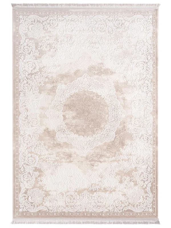 Destan Halı Monaco 13357 Klasik Desenli Uzun Ömürlü Bambu Makine Halısı