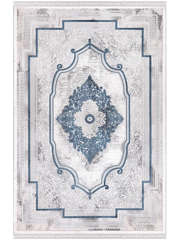 Destan Halı Monaco 13623 Klasik Desenli Uzun Ömürlü Bambu Makine Halısı