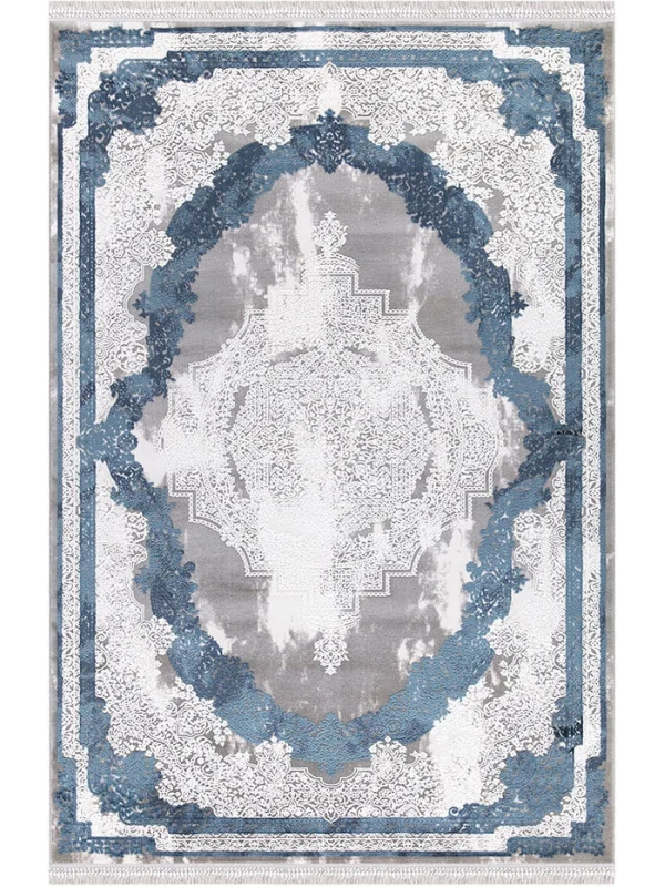 Destan Halı Monaco 13614 Klasik Desenli Uzun Ömürlü Bambu Makine Halısı