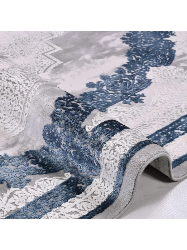 Destan Halı Monaco 13614 Klasik Desenli Uzun Ömürlü Bambu Makine Halısı