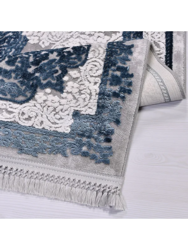 Destan Halı Monaco 13614 Klasik Desenli Uzun Ömürlü Bambu Makine Halısı