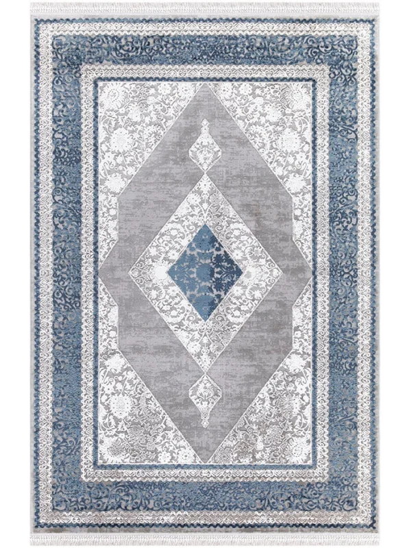 Destan Halı Monaco 13609  Klasik Desenli Uzun Ömürlü Bambu Makine Halısı