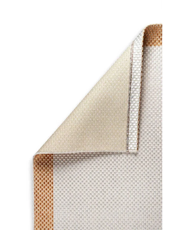 Destan Natura Sisal Bordürlü Özel Ölçü Tam Çerçeveli Jüt Sisal Modern Halı Ntr14 Sarı-Krem