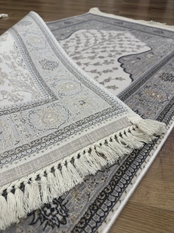 Destan Halı Hira02 Seccade Namazlık Hediyelik Özel tezgah 100 Tarak Parlak Sık Dokuma