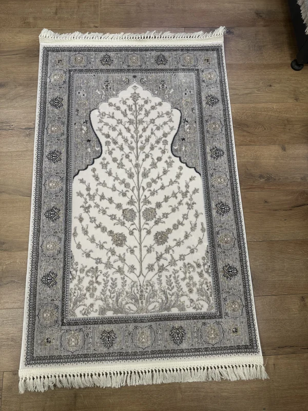 Destan Halı Hira02 Seccade Namazlık Hediyelik Özel tezgah 100 Tarak Parlak Sık Dokuma