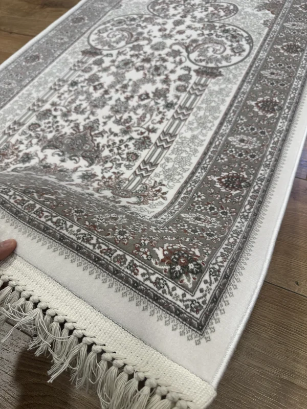 Destan Halı Hira03 Seccade Namazlık Hediyelik Özel tezgah 100 Tarak Parlak Sık Dokuma