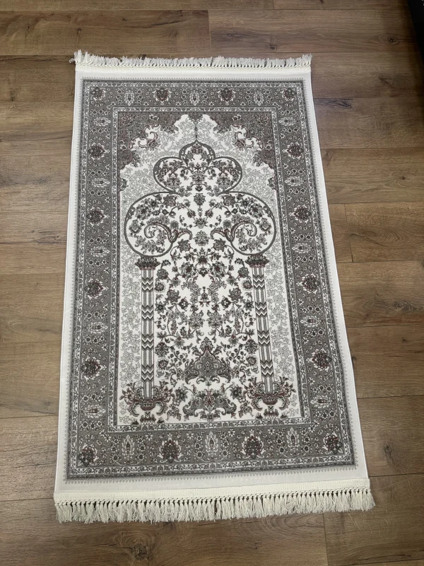 Destan Halı Hira03 Seccade Namazlık Hediyelik Özel tezgah 100 Tarak Parlak Sık Dokuma