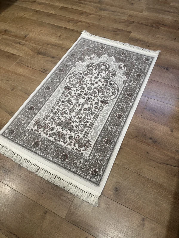 Destan Halı Hira03 Seccade Namazlık Hediyelik Özel tezgah 100 Tarak Parlak Sık Dokuma