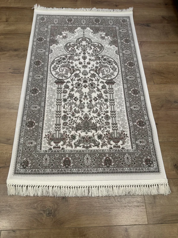 Destan Halı Hira03 Seccade Namazlık Hediyelik Özel tezgah 100 Tarak Parlak Sık Dokuma