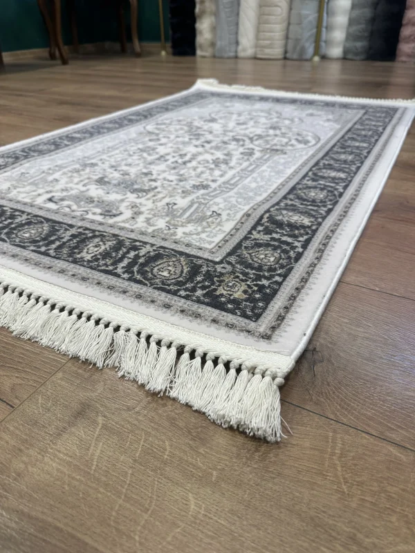 Destan Halı Hira04 Seccade Namazlık Hediyelik Özel tezgah 100 Tarak Parlak Sık Dokuma