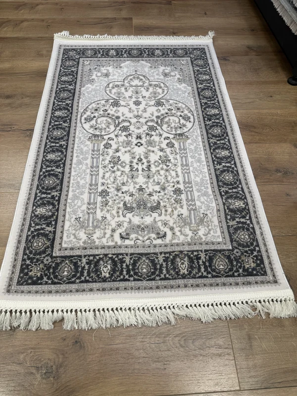 Destan Halı Hira04 Seccade Namazlık Hediyelik Özel tezgah 100 Tarak Parlak Sık Dokuma