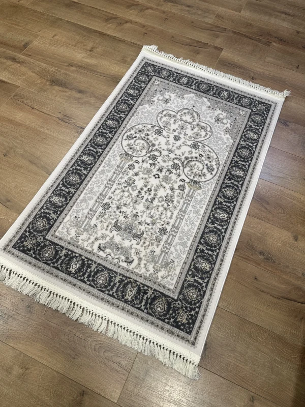 Destan Halı Hira04 Seccade Namazlık Hediyelik Özel tezgah 100 Tarak Parlak Sık Dokuma