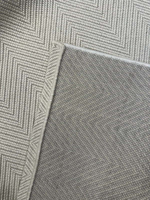 Destan Sisal Plus Özel Ölçü Jüt Sisal Modern Mutfak Salon Koridor Halısı Krem