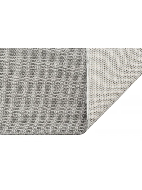 Destan Sisal Plus Özel Ölçü Jüt Sisal Modern Mutfak Salon Koridor Halısı Düz Gri