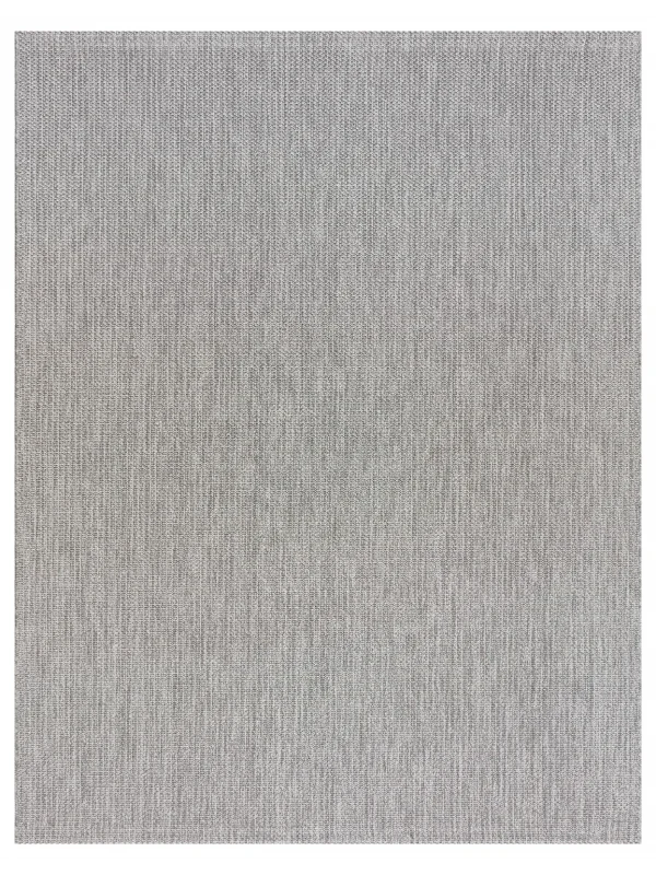 Destan Sisal Plus Özel Ölçü Jüt Sisal Modern Mutfak Salon Koridor Halısı Düz Gri