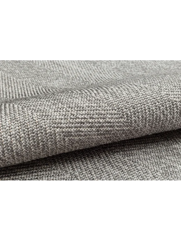 Destan Sisal Plus Özel Ölçü Jüt Sisal Modern Mutfak Salon Koridor Halısı Gri