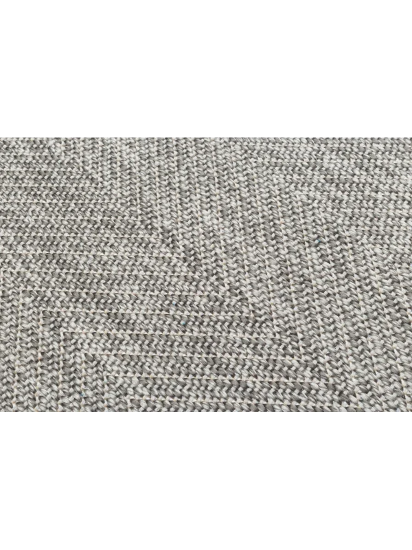 Destan Sisal Plus Özel Ölçü Jüt Sisal Modern Mutfak Salon Koridor Halısı Gri