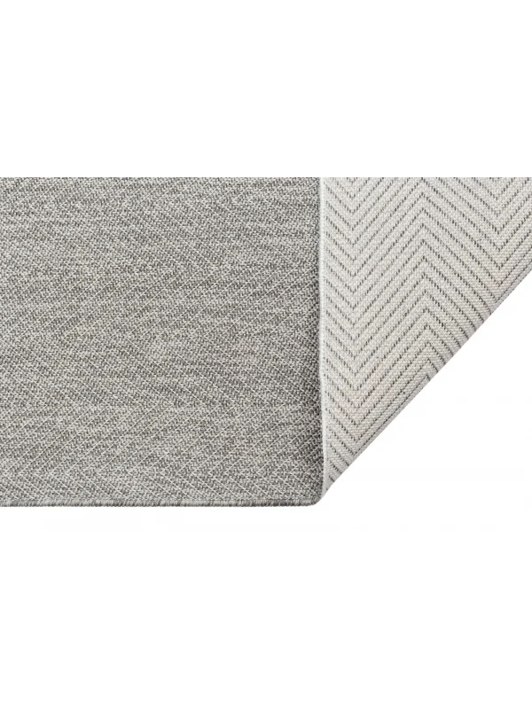 Destan Sisal Plus Özel Ölçü Jüt Sisal Modern Mutfak Salon Koridor Halısı Gri