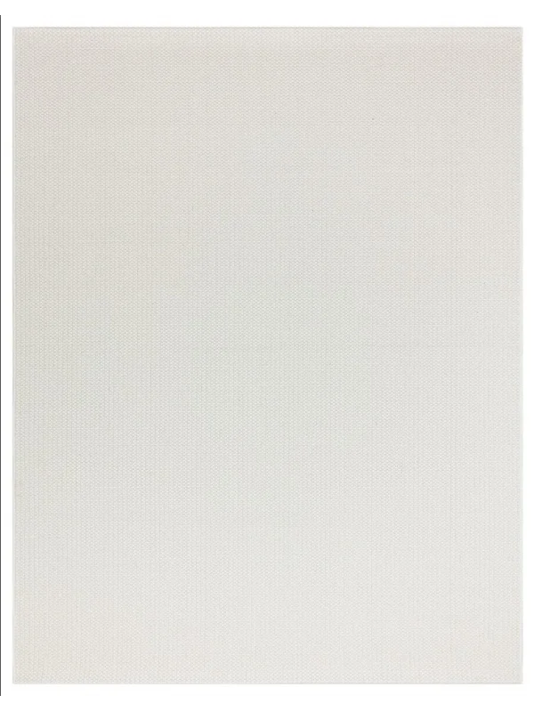 Destan Sisal Plus Özel Ölçü Jüt Sisal Modern Mutfak Salon Koridor Halısı Düz Krem