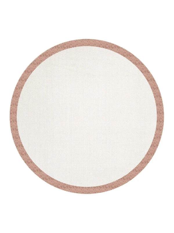 Destan Natura Sisal Bordürlü Özel Ölçü Tam Çerçeveli Jüt Sisal Modern Halı Ntr13 Terra-Krem