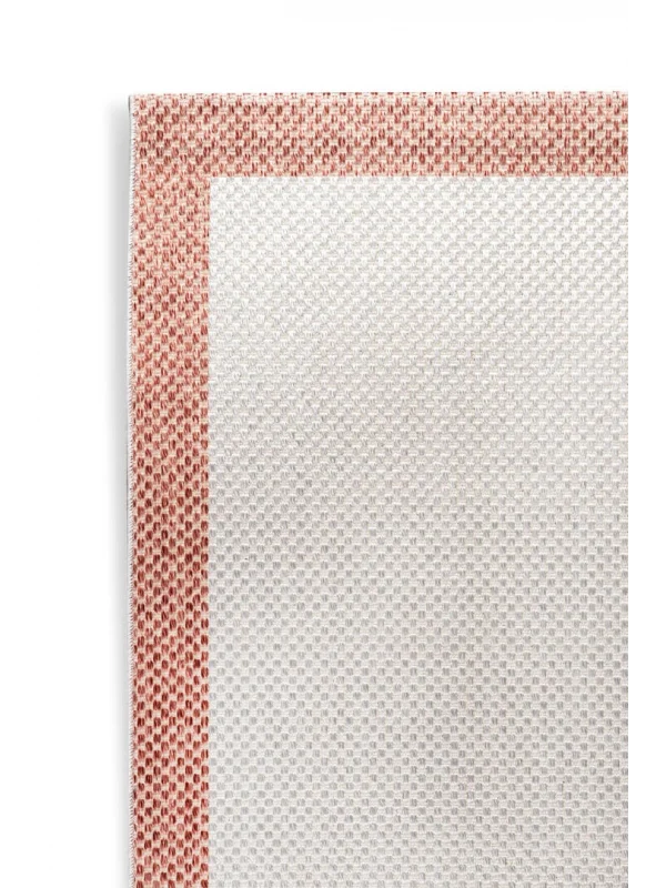 Destan Natura Sisal Bordürlü Özel Ölçü Tam Çerçeveli Jüt Sisal Modern Halı Ntr13 Terra-Krem