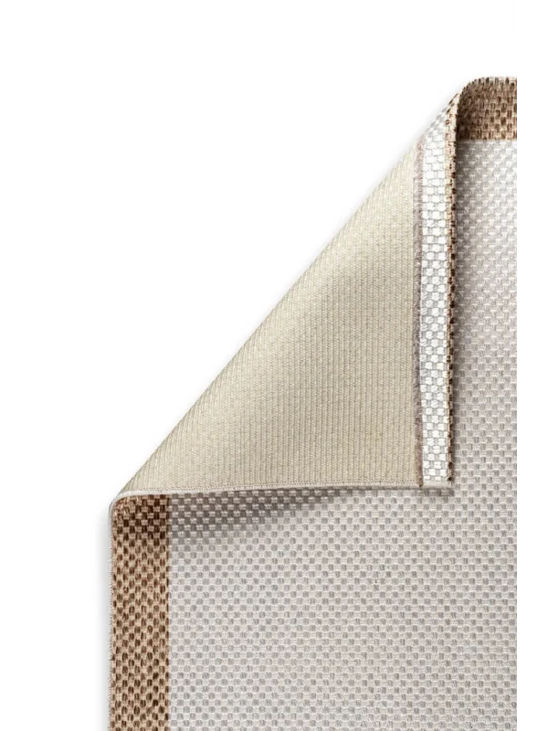 Destan Natura Sisal Bordürlü Özel Ölçü Tam Çerçeveli Jüt Sisal Modern Halı Ntr12 Bej-Krem