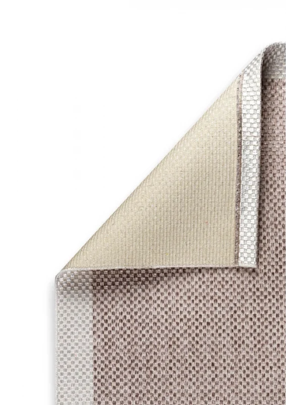 Destan Natura Sisal Bordürlü Özel Ölçü Tam Çerçeveli Jüt Sisal Modern Halı Ntr02 Krem-Sütlü Kahve