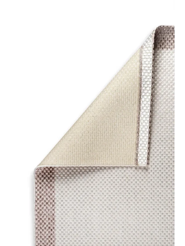 Destan Natura Sisal Bordürlü Özel Ölçü Tam Çerçeveli Jüt Sisal Modern Halı Ntr01 Sütlü Kahve-Krem