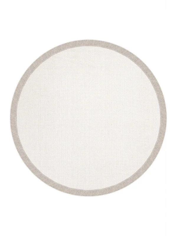 Destan Natura Sisal Bordürlü Özel Ölçü Tam Çerçeveli Jüt Sisal Modern Halı Ntr01 Sütlü Kahve-Krem