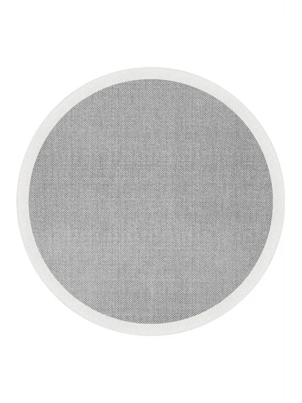 Destan Natura Sisal Bordürlü Özel Ölçü Tam Çerçeveli Jüt Sisal Modern Halı  Ntr09 Krem-Gri