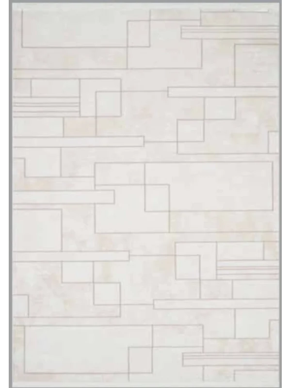 Destan Halı Quasar Yumuşak ve Parlak Tuşeli Modern Salon Halısı 5502 bej