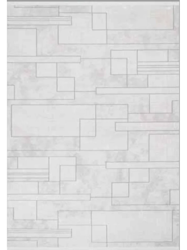 Destan Halı Quasar Yumuşak ve Parlak Tuşeli Modern Salon Halısı 5507 Gri