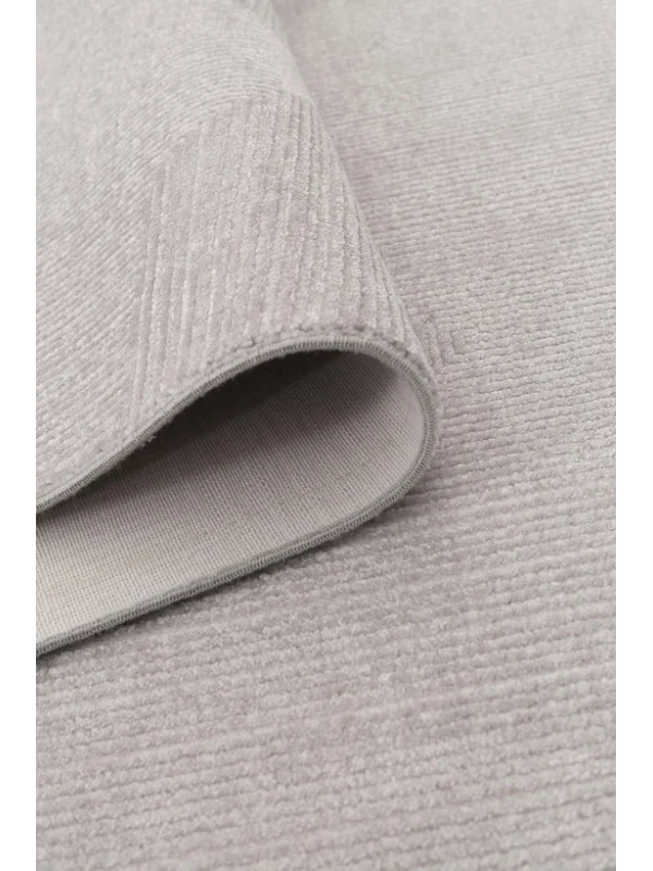 Destan Viyana Özel Ölçülü İnce Yapılı Modern Akrilik Halı VY12 Gri