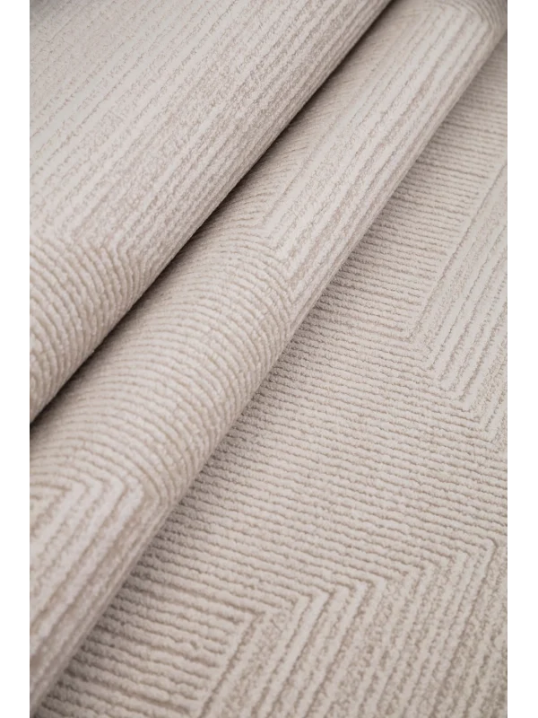 Destan Viyana Özel Ölçülü İnce Yapılı Modern Akrilik Halı VY14 Bej