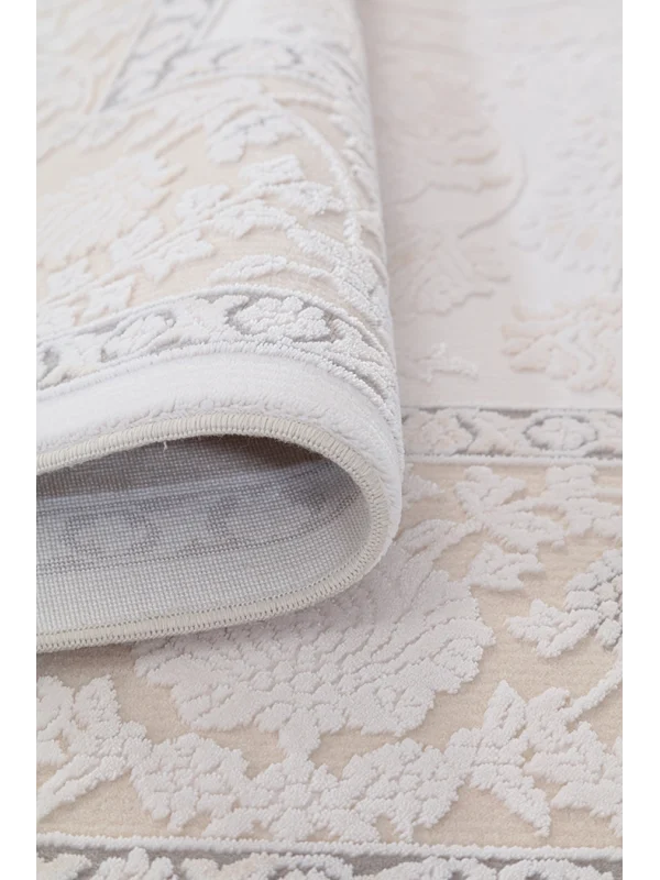 Destan Halı Rivienna Klasik Desenli Viskon Yumuşak Yapılı İpeksi Lüx Salon Halısı DH2