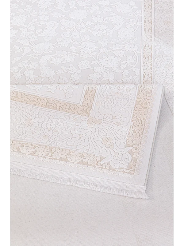 Destan Halı Rivienna Klasik Desenli Viskon Yumuşak Yapılı İpeksi Lüx Salon Halısı DH3