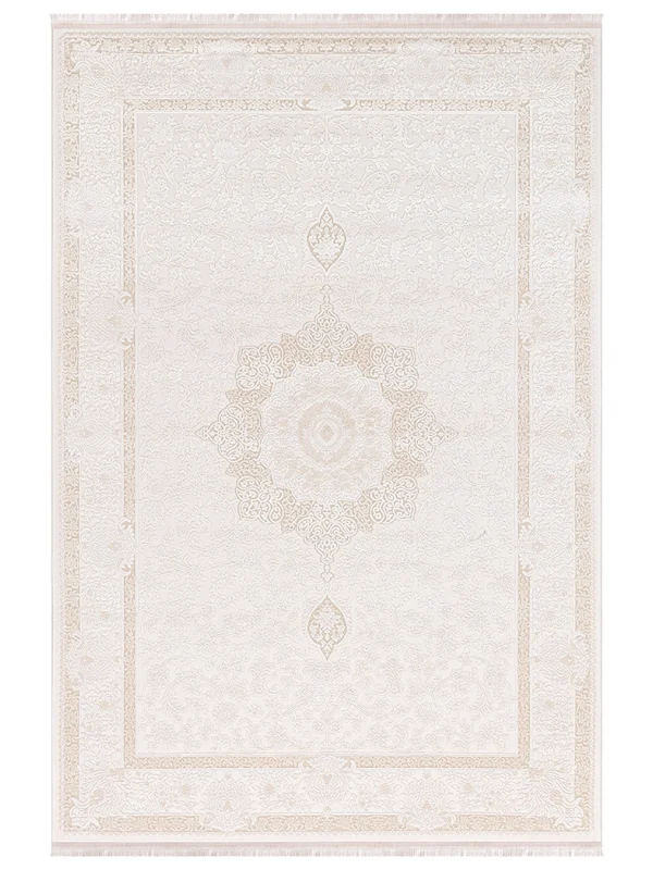 Destan Halı Rivienna Klasik Desenli Viskon Yumuşak Yapılı İpeksi Lüx Salon Halısı DH3