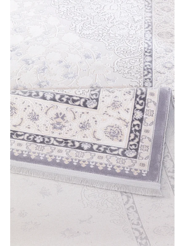 Destan Halı Rivienna Klasik Desenli Viskon Yumuşak Yapılı İpeksi Lüx Salon Halısı DH5