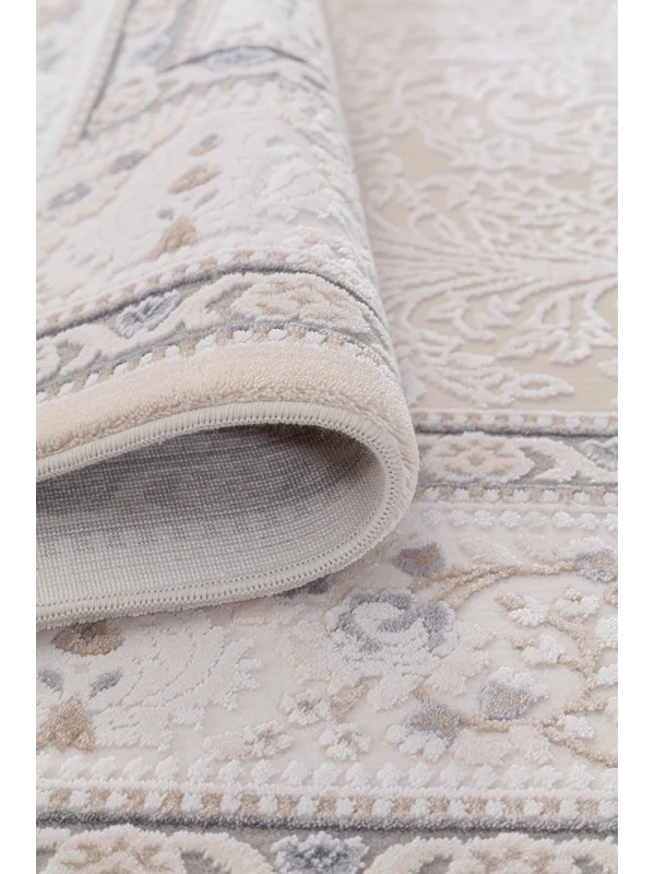 Destan Halı Rivienna Klasik Desenli Viskon Yumuşak Yapılı İpeksi Lüx Salon Halısı DH6