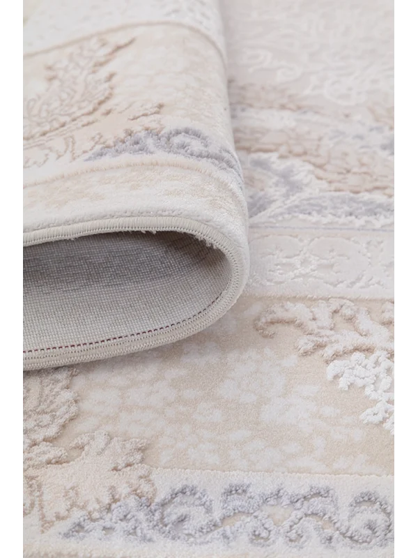 Destan Halı Rivienna Klasik Desenli Viskon Yumuşak Yapılı İpeksi Lüx Salon Halısı DH8