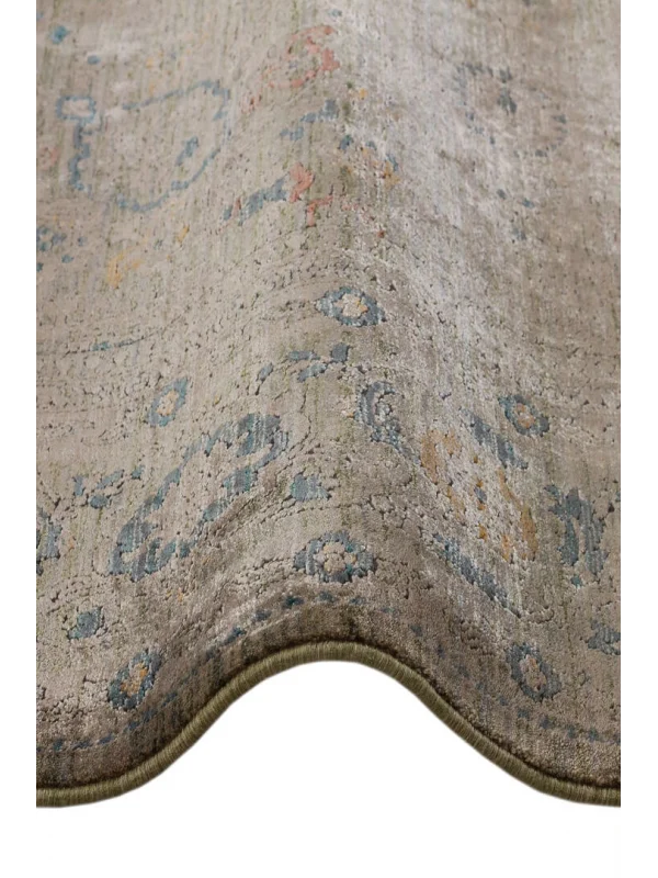 DESTAN Hermes 01 Vintage El Dokuma Motifli 100 Tarak Özel Tezgah Makine Halısı