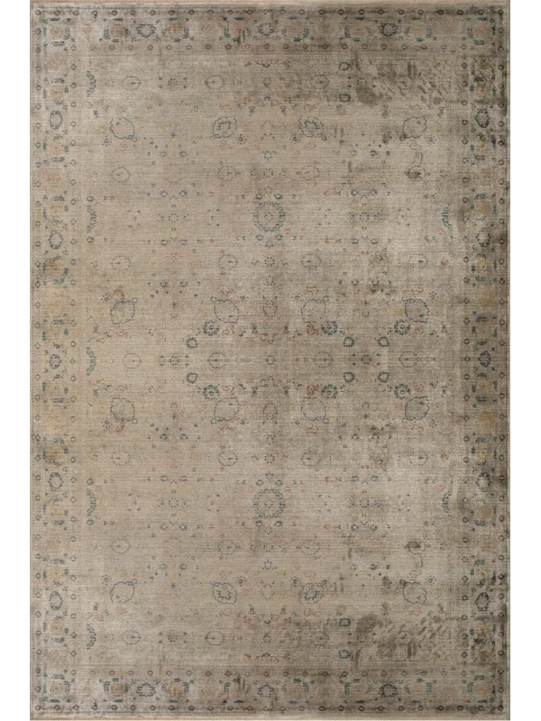 DESTAN Hermes 01 Vintage El Dokuma Motifli 100 Tarak Özel Tezgah Makine Halısı