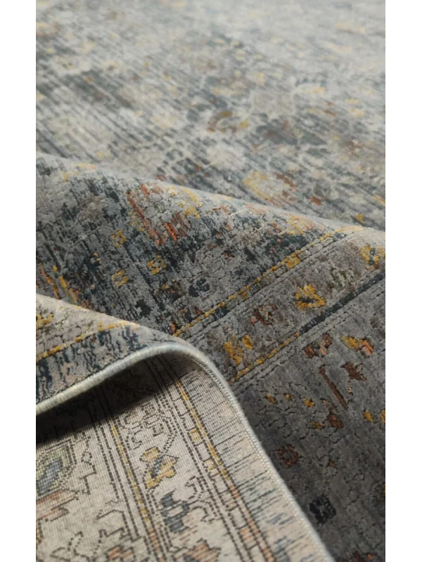 DESTAN Hermes 02 Vintage El Dokuma Motifli 100 Tarak Özel Tezgah Makine Halısı