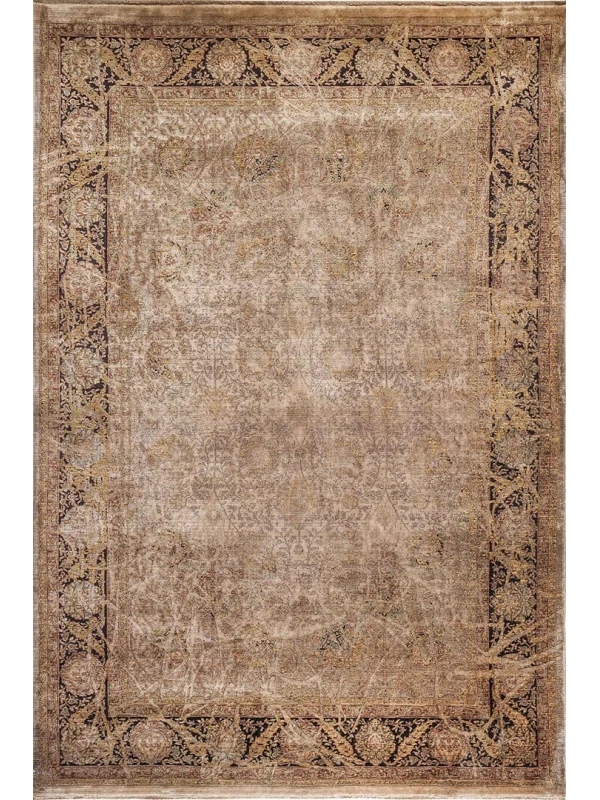 DESTAN Hermes 03 Vintage El Dokuma Motifli 100 Tarak Özel Tezgah Makine Halısı