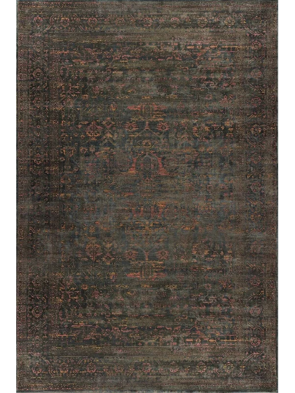 DESTAN Hermes 04 Vintage El Dokuma Motifli 100 Tarak Özel Tezgah Makine Halısı