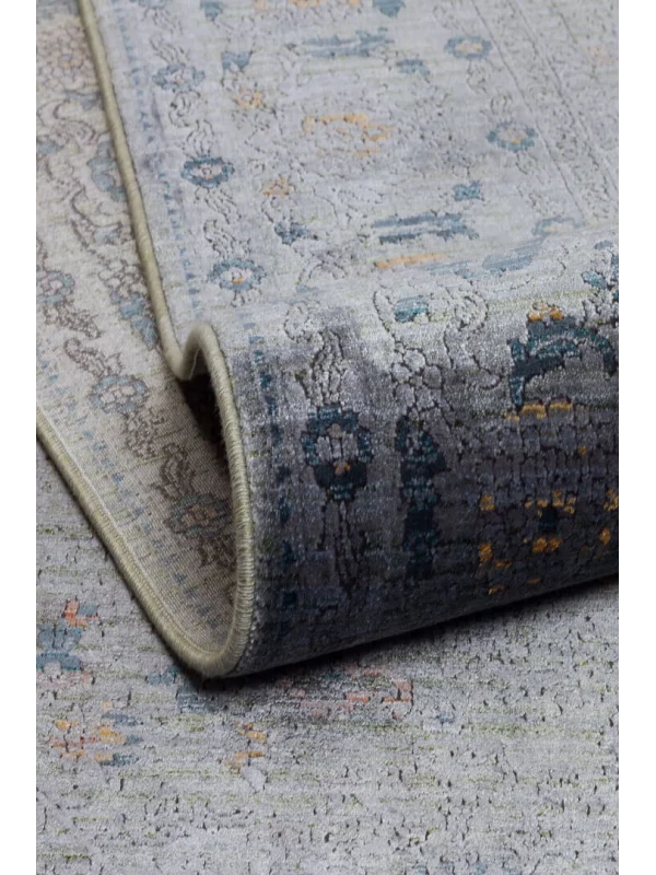 DESTAN Hermes 05 Vintage El Dokuma Motifli 100 Tarak Özel Tezgah Makine Halısı