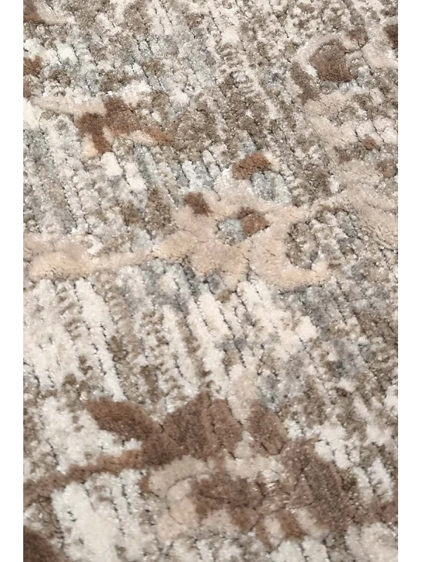 DESTAN Vintage 01 El Dokuma Motifli Viskon 100 Tarak Özel Tezgah Makine Halısı